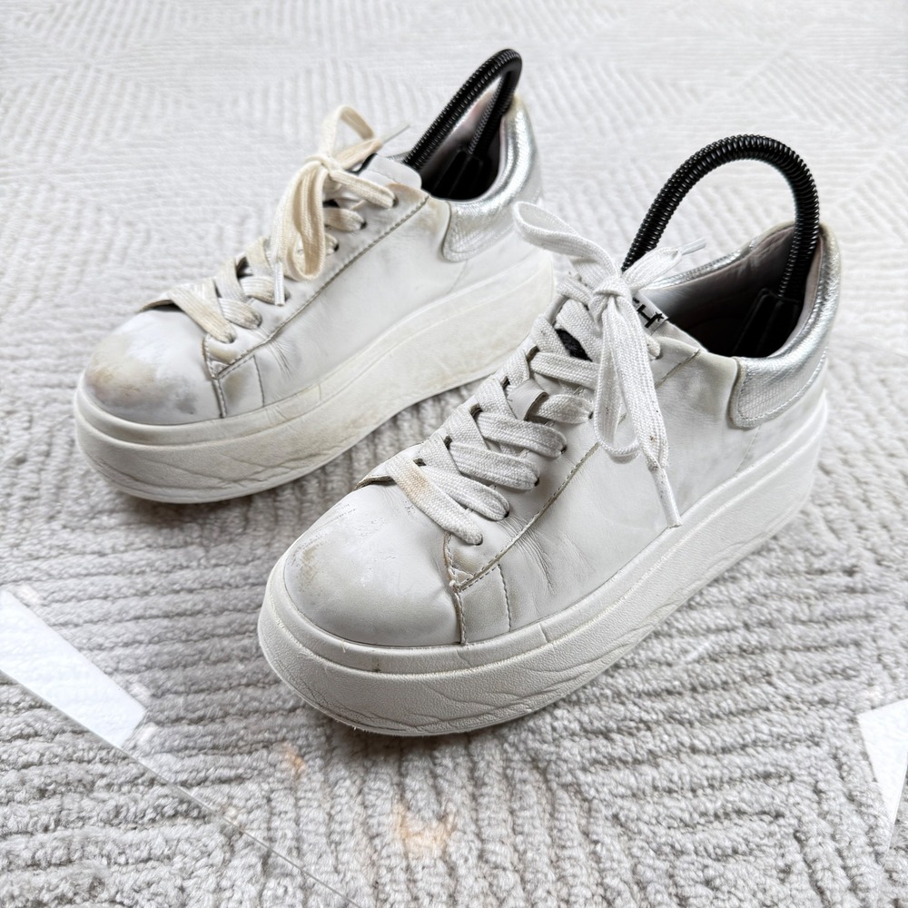 Ash Platform Sneakers Women 37 6.5 Move Skater Grunge Chunky Trashed Distressed